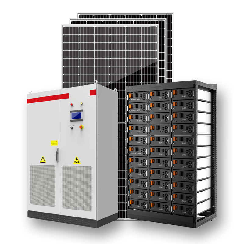 Sistema solar completo solar de Kit System 30KW do painel do híbrido do sistema solar 30kW 150kW 300kW