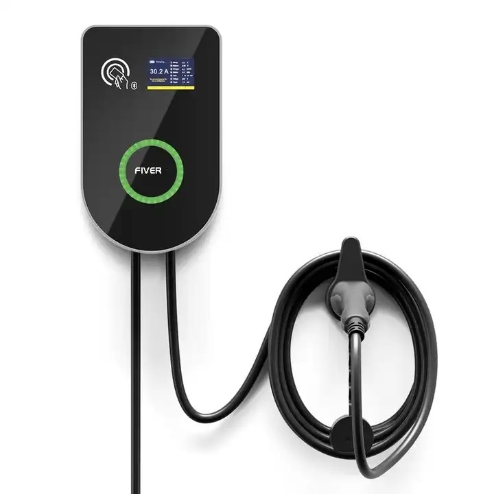 Estação de carregamento 32A EV OCPP 1.6 Smart Wallbox 22KW com comunicação Wi-Fi 4G