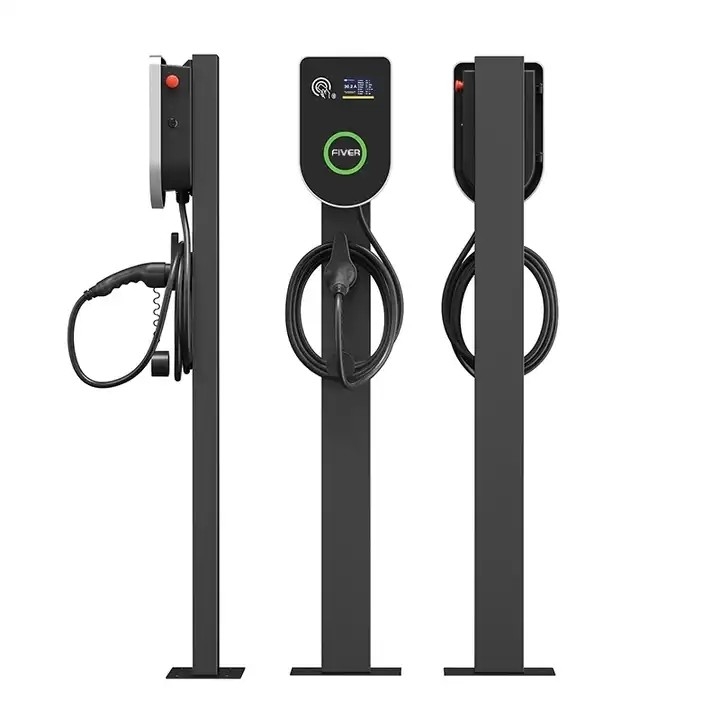Estação de carregamento 32A EV OCPP 1.6 Smart Wallbox 22KW com comunicação Wi-Fi 4G