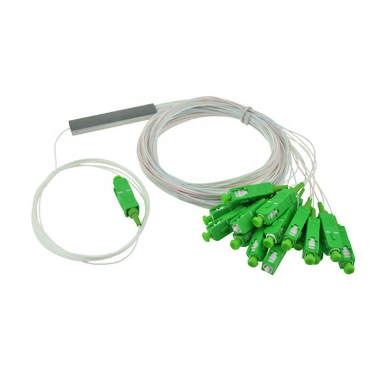 Tubo de aço ótico Mini Type do divisor 0.9mm do PLC da fibra ótica de PSM 1X16