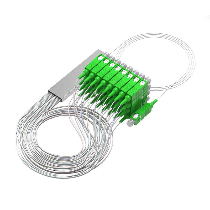 Tubo de aço ótico Mini Type do divisor 0.9mm do PLC da fibra ótica de PSM 1X16