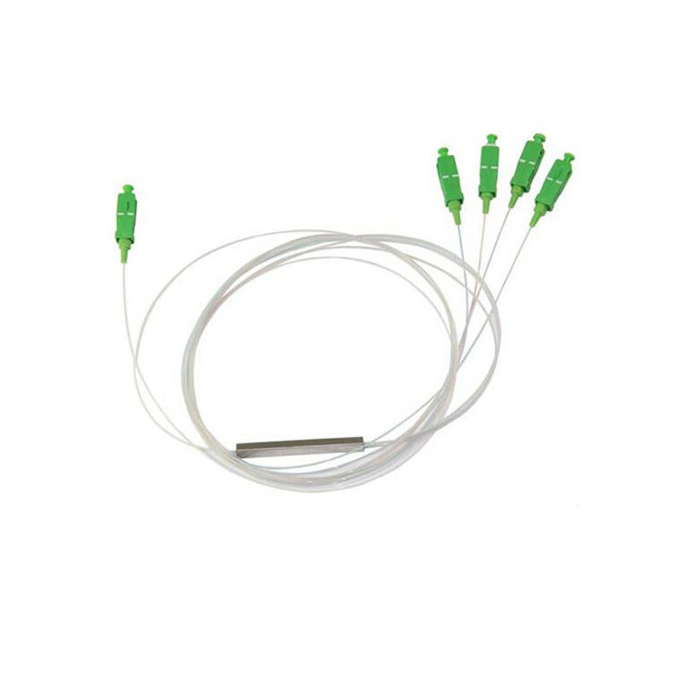 Divisor de aço da fibra ótica do PLC do tubo divisor/900um do PLC de G.657A GPON EPON FTTH