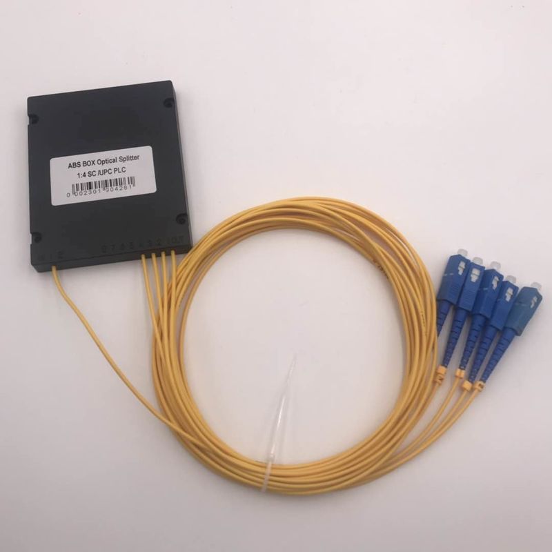 Perda de inserção do ponto baixo do divisor 1 * 4 do PLC da fibra ótica de EPON GPON com conector