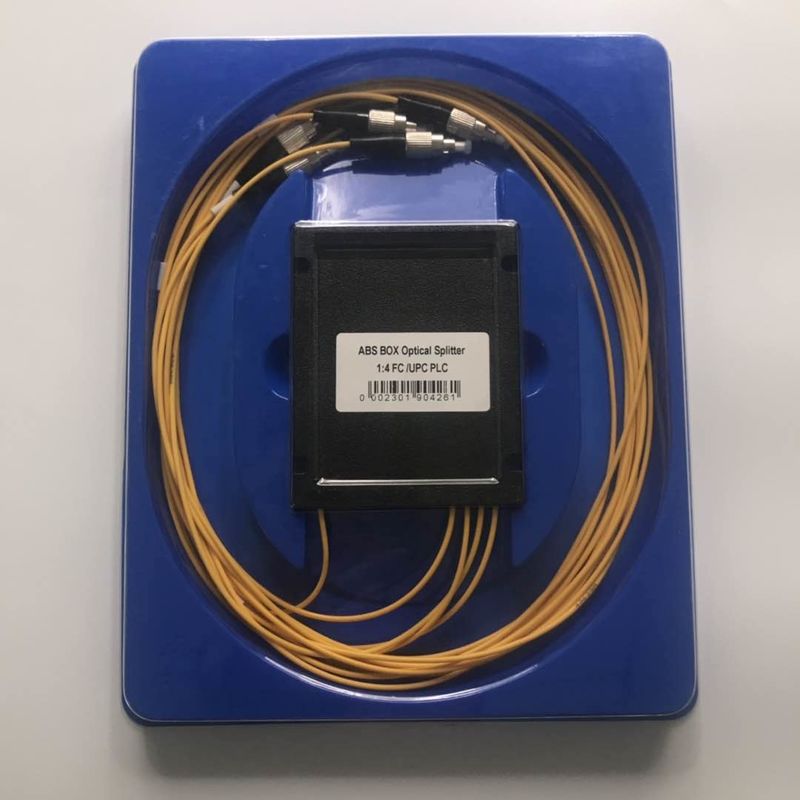 ABS de fibra ótica do divisor 1x8 do PLC de FTTB FTTH SC/UPC em forma de caixa