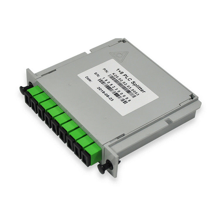tipo RUÍDO 1X8-PLC da gaveta 1*8 do divisor do PLC da fibra ótica do SC/APC de 1m