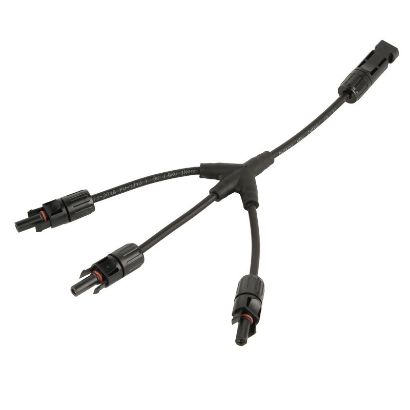 3 a 1 montagens rápidas do multi ramo do conector MC4 para a central elétrica