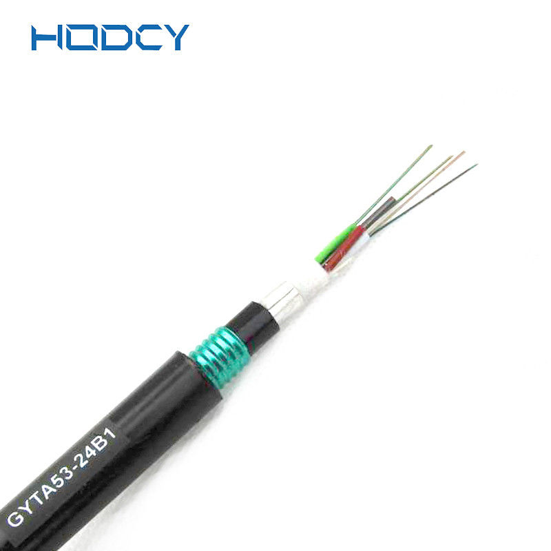 cabo de fibra ótica blindado 2-288cores do único modo de 250μm GYTA53 G652D