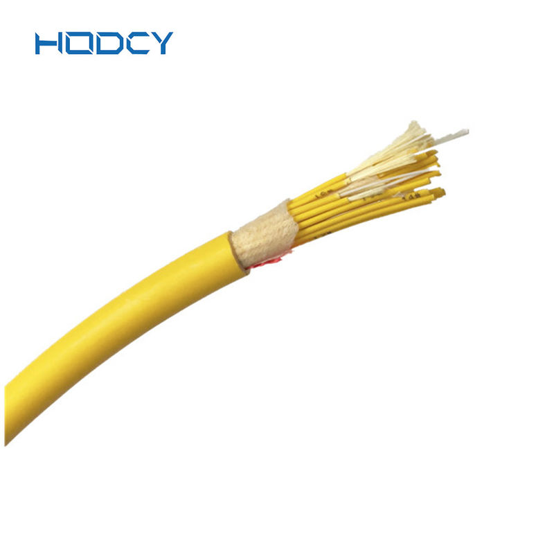 OS2 estrutura fraca interna SingleMode do tubo do cabo de fibra ótica GJFJV 1-12cores