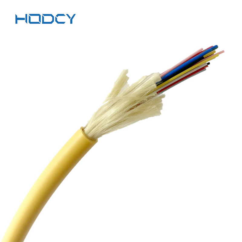 OS2 estrutura fraca interna SingleMode do tubo do cabo de fibra ótica GJFJV 1-12cores