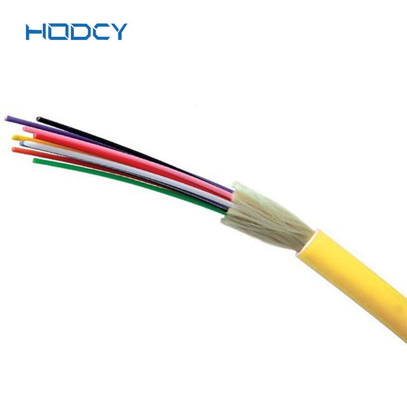 OS2 estrutura fraca interna SingleMode do tubo do cabo de fibra ótica GJFJV 1-12cores
