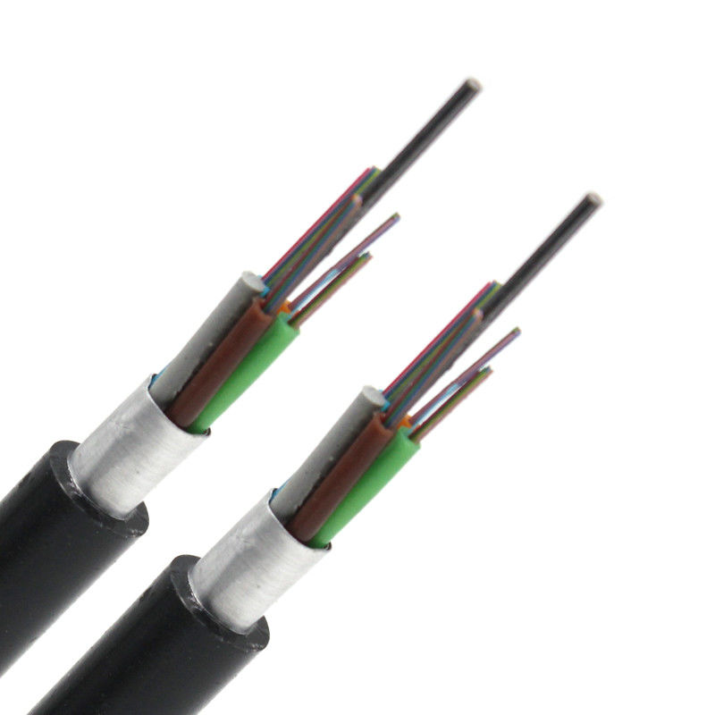 Cabo de fibra ótica blindado do único modo do núcleo de GYTA 12 com revestimento do PE