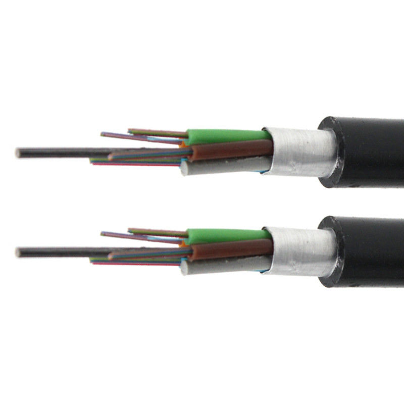 Cabo de fibra ótica blindado do único modo do núcleo de GYTA 12 com revestimento do PE