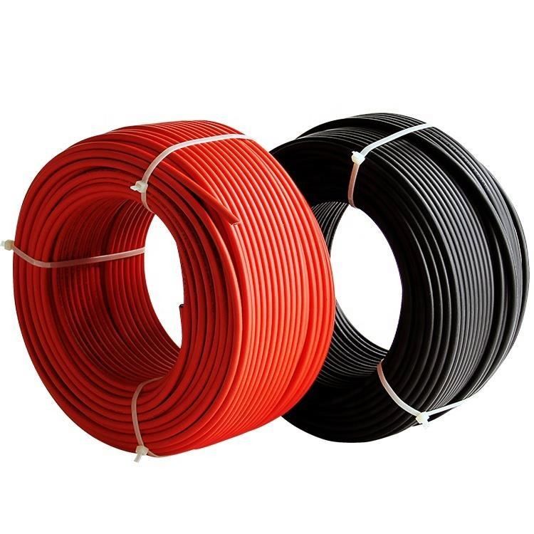 Cabo solar 6mm2 1000V Tin Copper Electrical Multi Core da C.C. picovolt