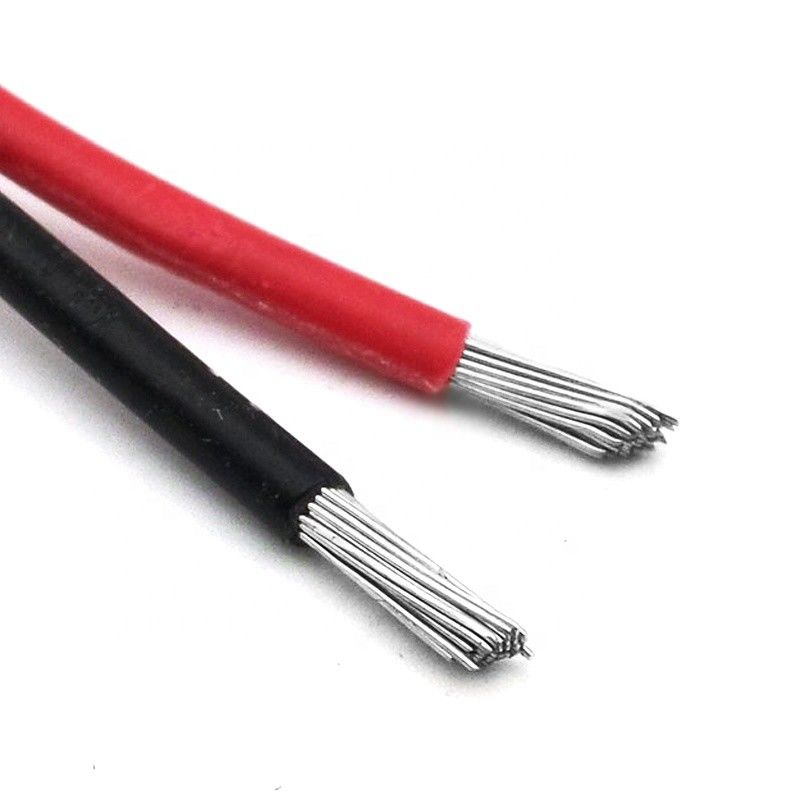 condutor 2000 de cobre estanhado da chama Calibre de diâmetro de fios de Dual Core do cabo de 1.5mm2 picovolt resistência solar