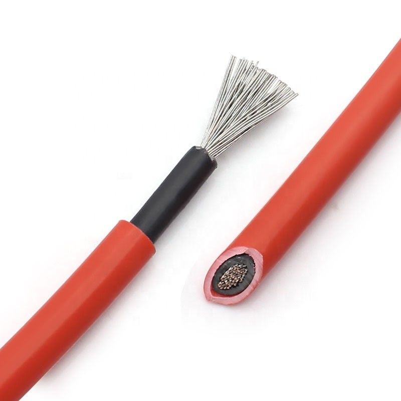 condutor 2000 de cobre estanhado da chama Calibre de diâmetro de fios de Dual Core do cabo de 1.5mm2 picovolt resistência solar