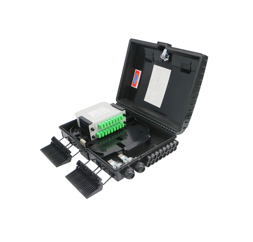 Caixa da terminação de rede dos portos do ABS FDB Nap Fiber Optic Distribution Box 16