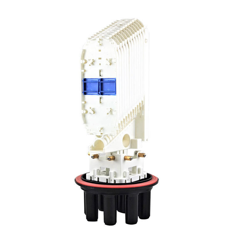 Tipo vertical da abóbada do fechamento IP68 da tala da fibra ótica de FTTH FTTX