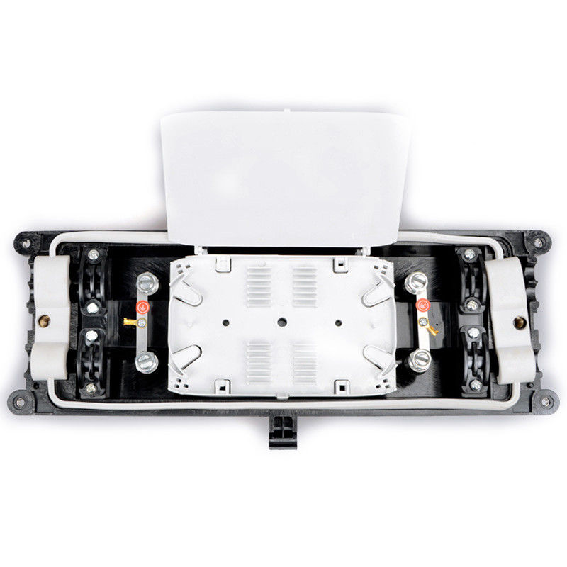 Fechamento comum 48 da fibra ótica horizontal de IP68 FTTH 96 tomada da entrada 2 dos núcleos 2
