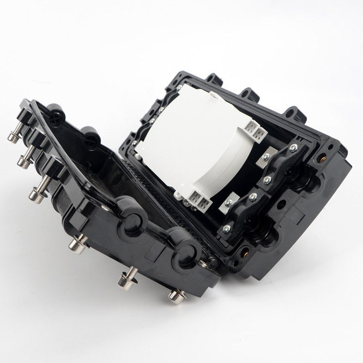 3 em 3 para fora da tala Tray Enclosure da fibra de Inline 48 núcleos, caixa comum 1.5kg da fibra ótica horizontal