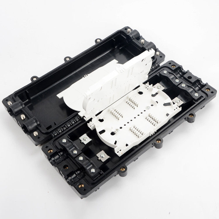3 em 3 para fora da tala Tray Enclosure da fibra de Inline 48 núcleos, caixa comum 1.5kg da fibra ótica horizontal
