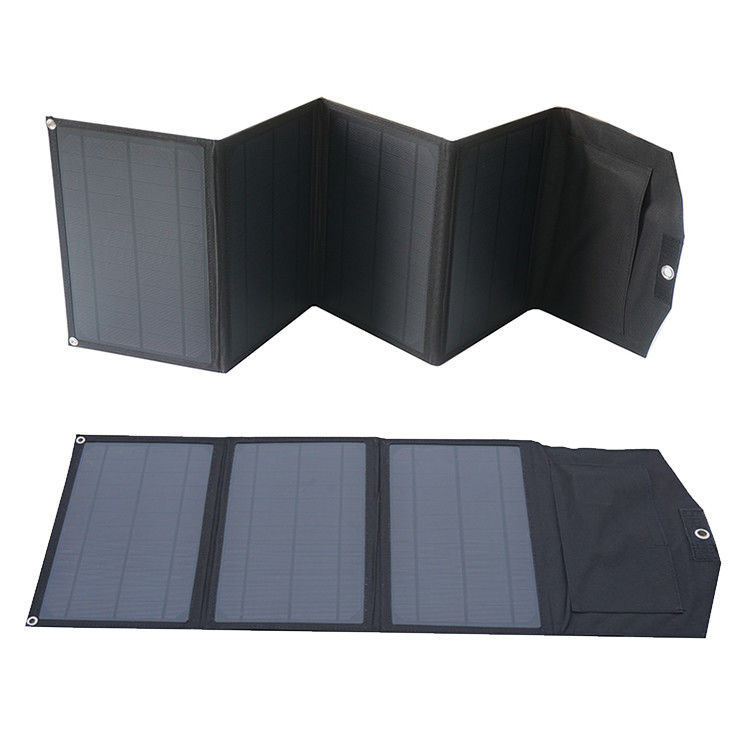 As saídas múltiplas solares exteriores 5V do painel 120W do picovolt importaram o jogo dobrável das células solares
