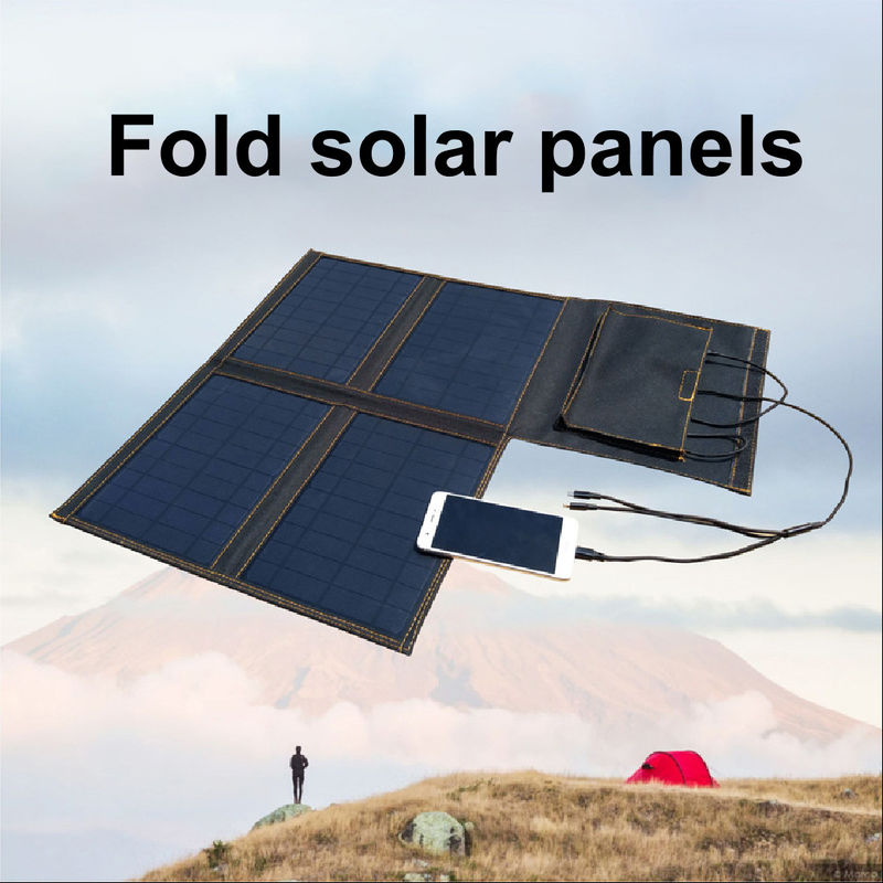 Carregamento exterior solar de acampamento do painel 5V da dobradura impermeável portátil pequena de 28W 24W