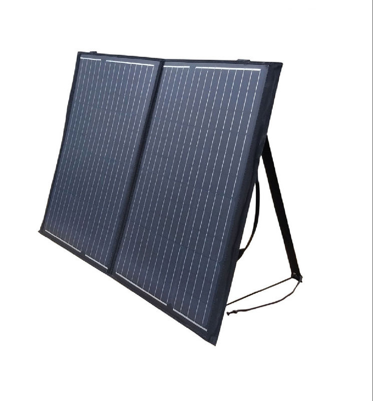 Dobradura 2 portátil dupla do carregador solar impermeável 100w 5V 2.1A USB do painel do picovolt
