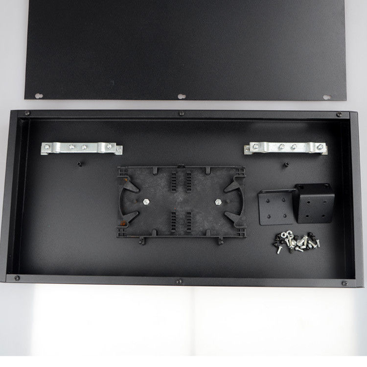 Quadro de distribuição portuário da rede da montagem em rack do painel de remendo da fibra ótica de ROHS 24/19 polegadas