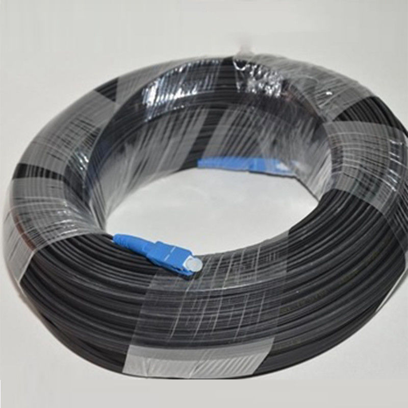 Fibra ao cabo da casa, cabo de fibra ótica de FTTH do SC 1F-4F de 8.5kg/km