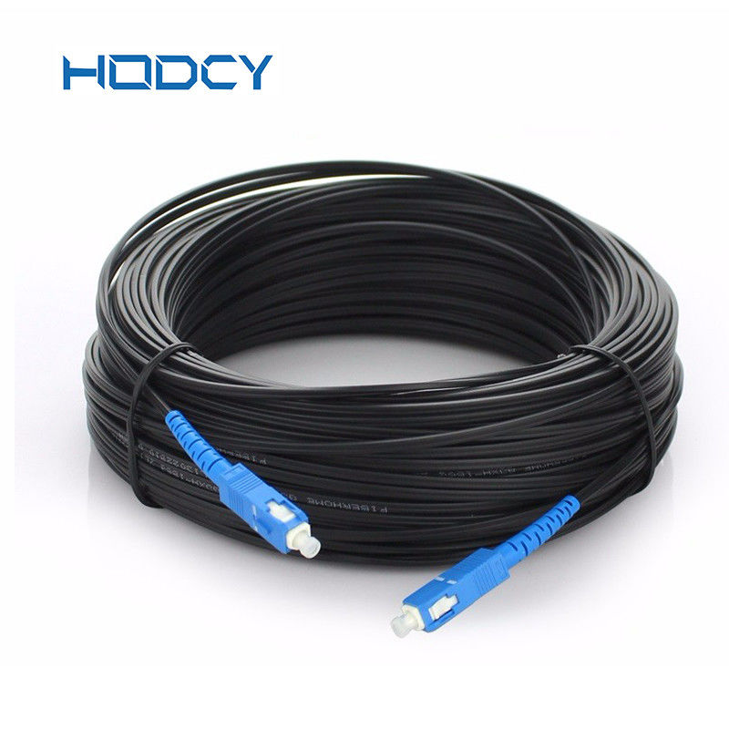 O 1 2 núcleo exterior FTTH pendente a fibra do cabo G657A1 1 com conector
