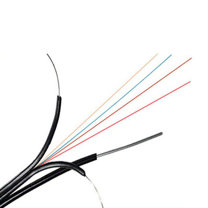FTTH exteriores deixam cair o tipo liso único modo do cabo de fibra ótica 2km G657A1 LSZH