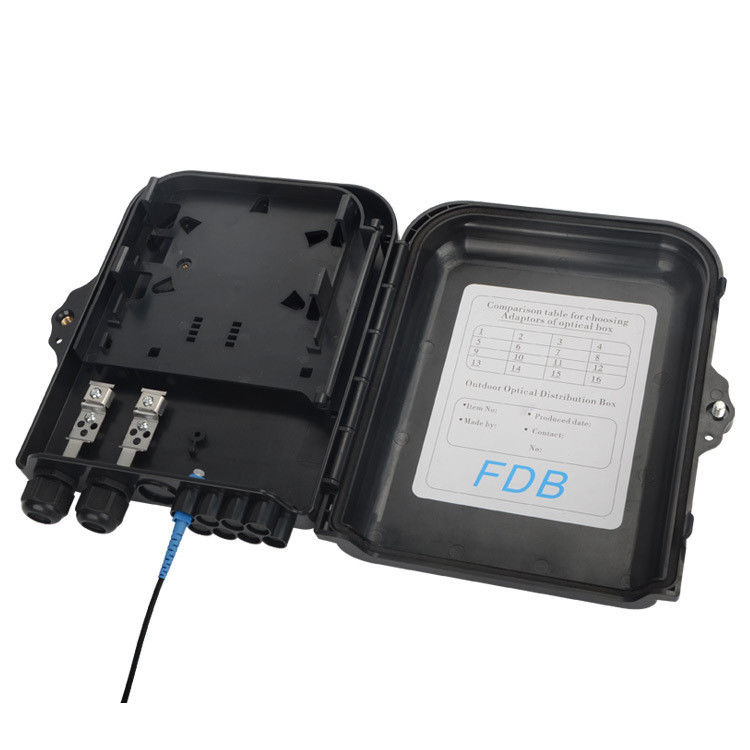 Caixa exterior 1.8KG do divisor dos núcleos 1x16 FTTH da caixa de distribuição 16 da fibra ótica