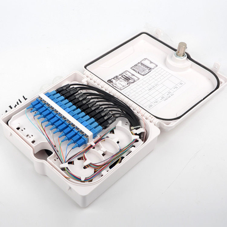 Caixa de distribuição de fibra ótica 4core da montagem da parede 12core 24core 48core 1.8KG