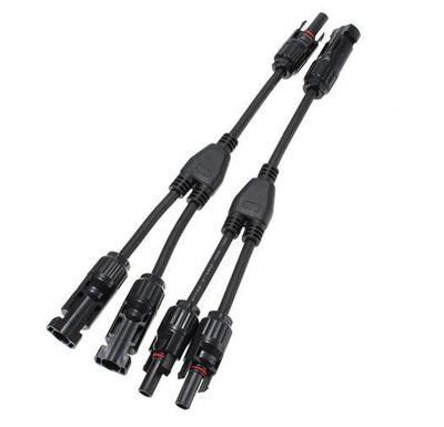 O conector solar fêmea masculino do picovolt/IP67 UL do conector de MC4 2 a 1 aprovou