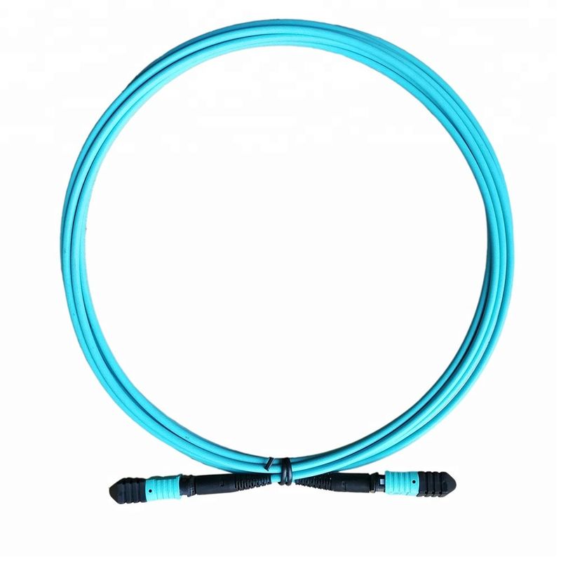 12 a trança fêmea do cabo de remendo da fibra ótica das fibras MPO cabografa 0.9mm 2.0mm 3.0mm