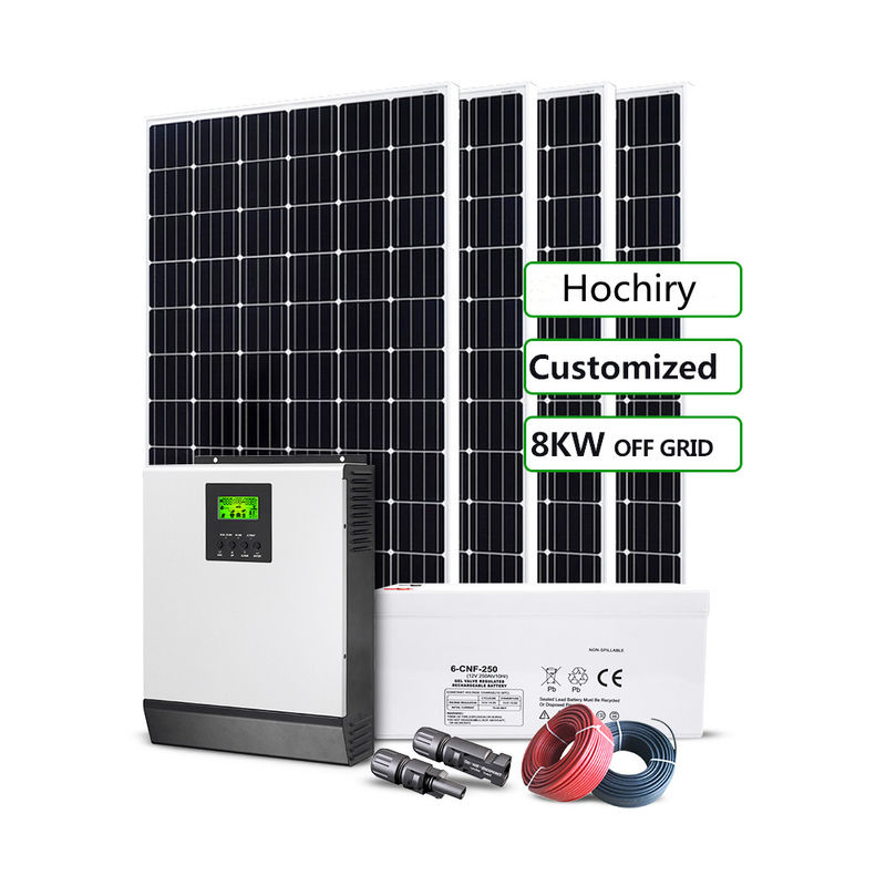 Fora do painel solar do picovolt do armazenamento de energia do sistema da energia solar da grade 10kW com vidro moderado