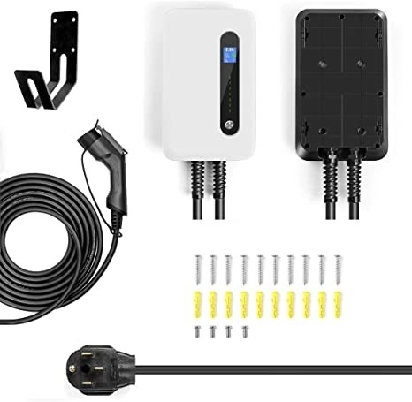 240V 9.6kW 40 estação portátil do carregador do nível 2 EV do ampère com tomada