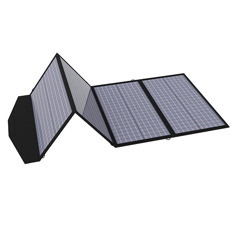 Dobras dobráveis portáteis do painel solar 4 de sistema de energia 18VDC solar com a bateria das energias solares 200W