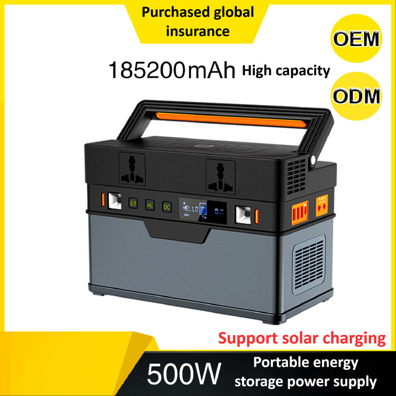 bloco móvel solar portátil da bateria de lítio da central elétrica 500Wh para o acampamento exterior do rv