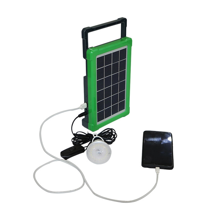 Backup solar portátil de Kit Panel For Home Emergency do gerador posto da lanterna elétrica 