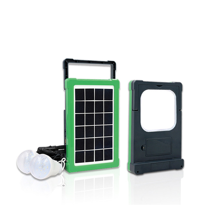 Backup solar portátil de Kit Panel For Home Emergency do gerador posto da lanterna elétrica 