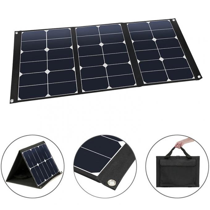 Painel solar Monocrystalline exterior da dobra 50W da casa profissional nova do projeto 3