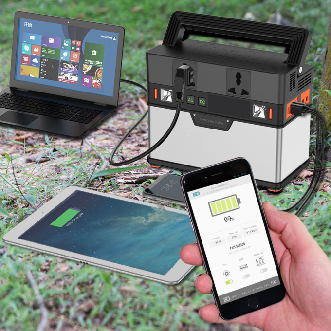 central elétrica portátil da bateria 185200mAh 3